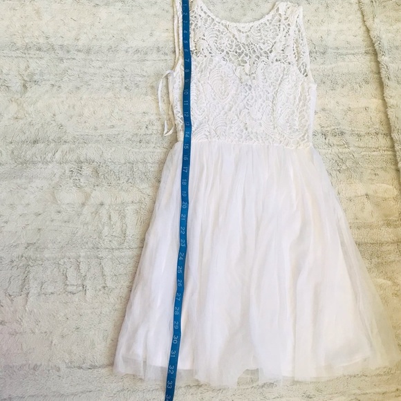 DELIA * S white mini dress in size 1/2 - Picture 9 of 11